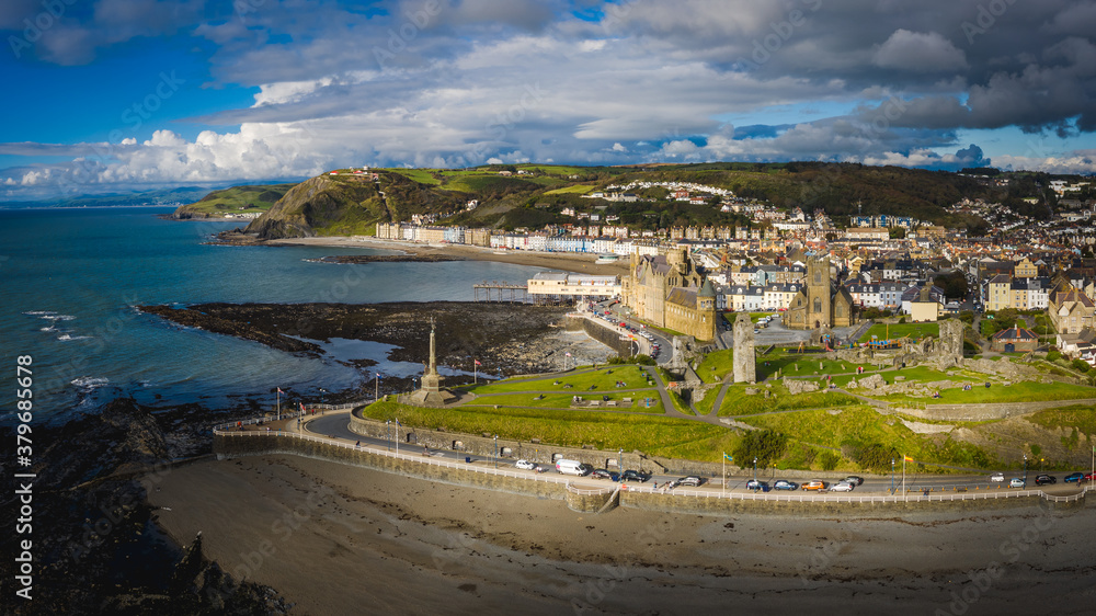 Aberystwyth, Ceredigion, West Wales, UK, popular tourist destination