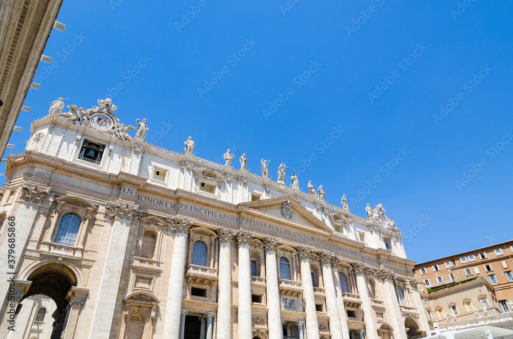 
Facade of Saint Peter in the Vatican