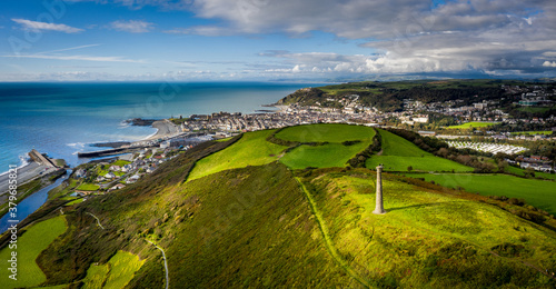 Aberystwyth, Ceredigion, West Wales, UK, popular tourist destination