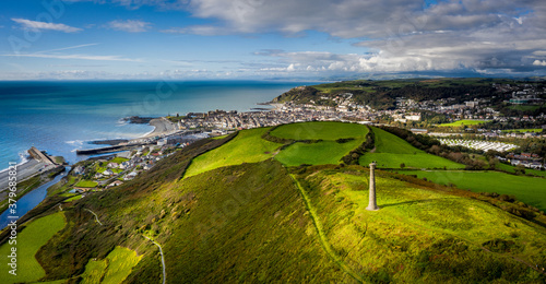 Aberystwyth, Ceredigion, West Wales, UK, popular tourist destination photo