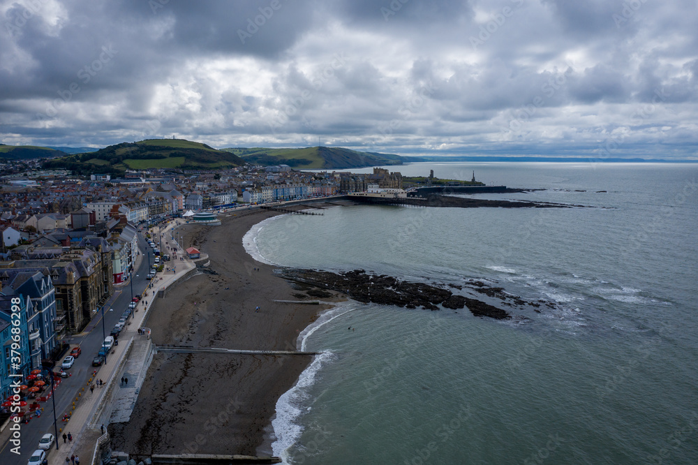 Aberystwyth, Ceredigion, West Wales, UK, popular tourist destination