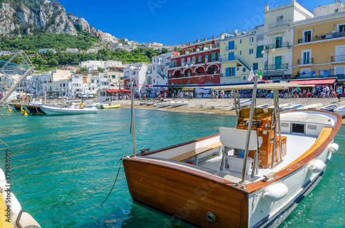 View of the island of Capri, Italy