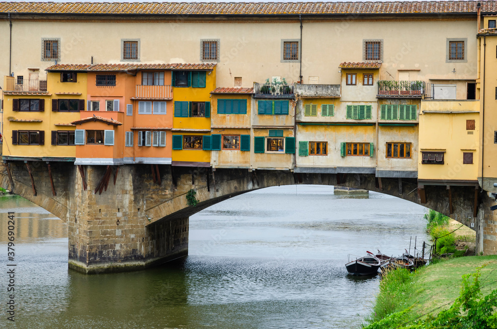 Vecchio bridge detail in Florence Vecchio bridge detail in Florence