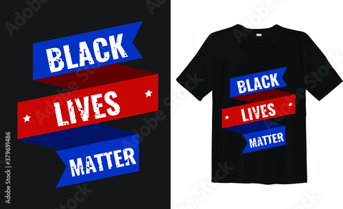 black lives matter typography t-shirt design
