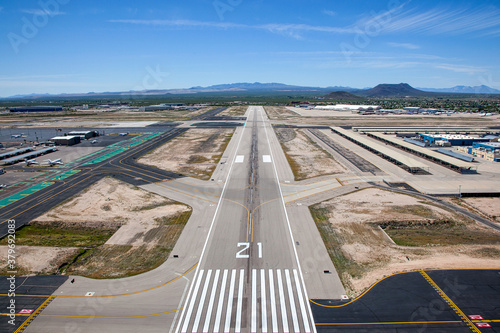 Arriving Tucson Runway 21 in 2015 photo