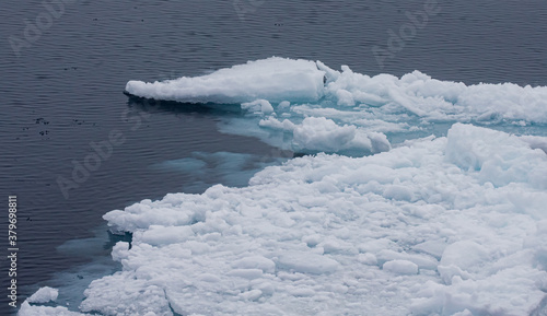Ice flows are melting and getting smaller and smaller