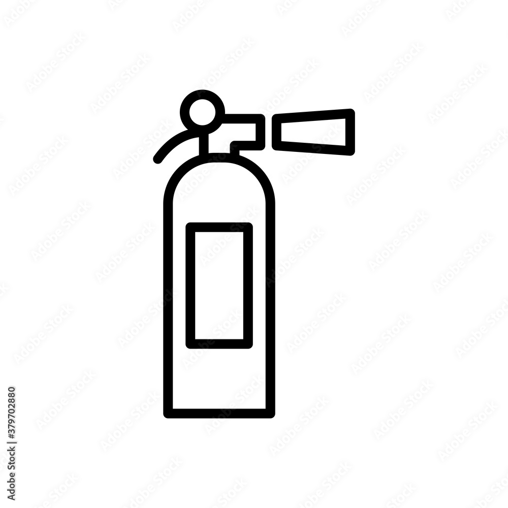 Fire Extinguisher Icon Design Vector Template Glyph And Outline Style Fire Extinguisher Icon Design Vector Template Glyph And Outline Style