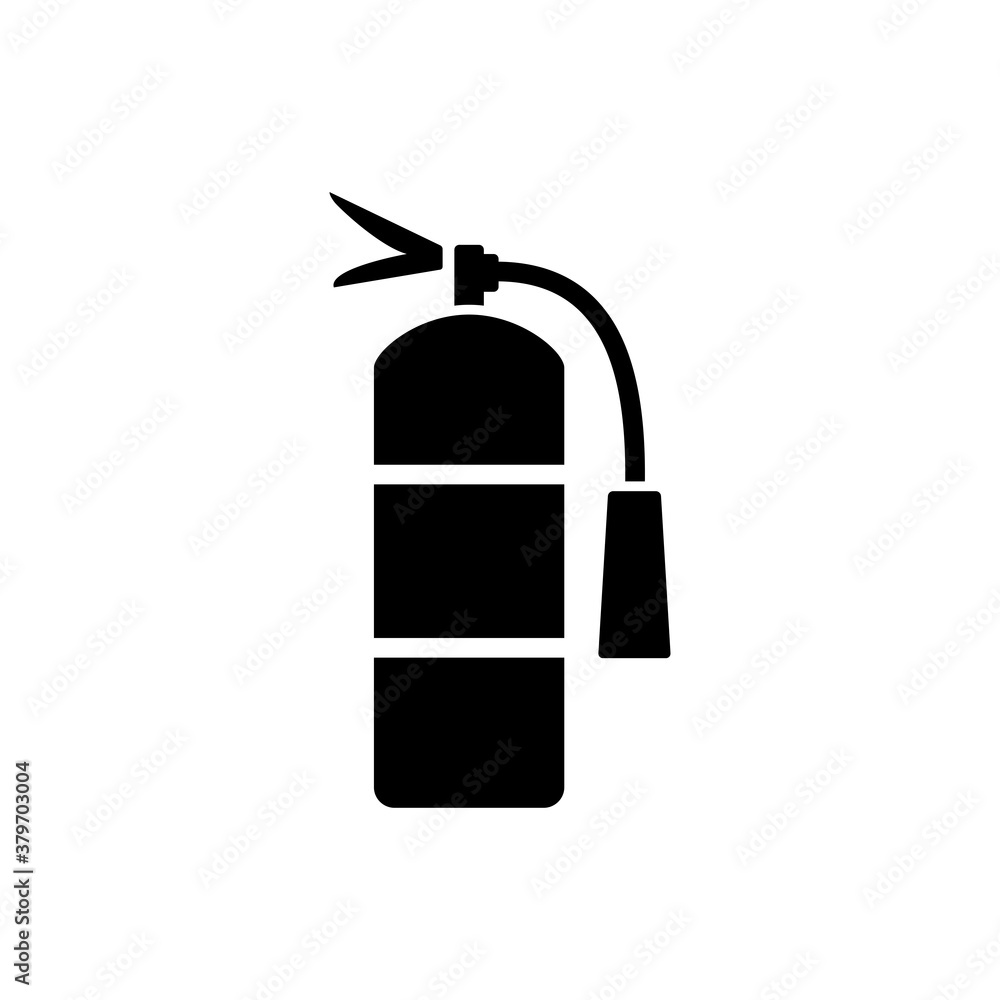 Fire Extinguisher Icon Design Vector Template Glyph And Outline Style Fire Extinguisher Icon Design Vector Template Glyph And Outline Style