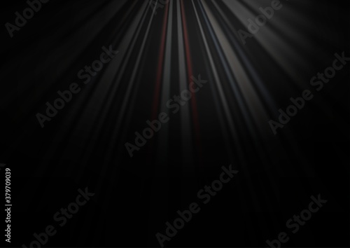 Dark Black vector pattern with narrow lines. Blurred decorative design in simple style with lines. Pattern for business booklets, leaflets.