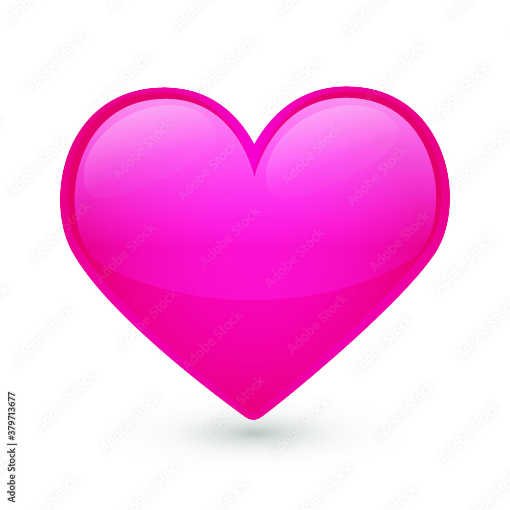 Heart Love Emoji Icon Object Symbol Gradient Vector Art Design Cartoon Isolated Background. Heart Love Emoji Icon Object Symbol Gradient Vector Art Design Cartoon Isolated Background.