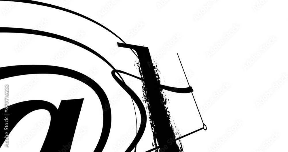 Computer script programming code, coding concept design animated