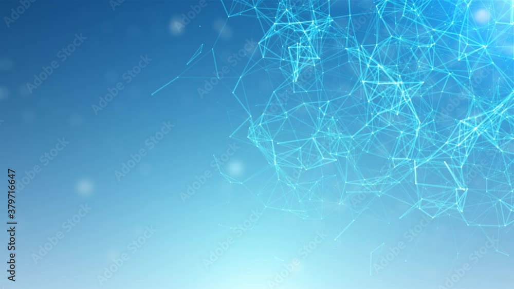 Data Network Information technology loop background