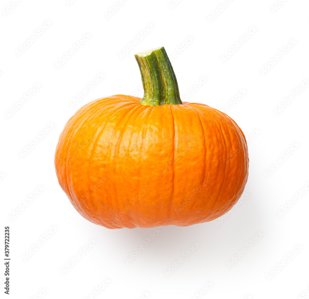 Fresh Pumpkin Vegetable Isolated Over White Background Fresh Pumpkin Vegetable Isolated Over White Background