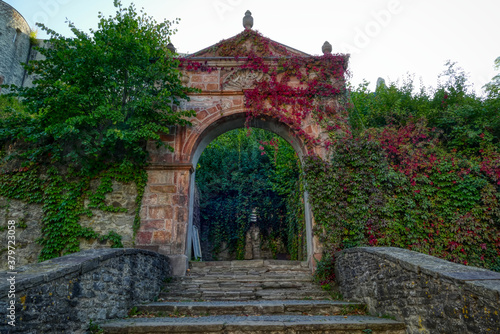 Treppe und historisches Tor in Bad M  nstereifel