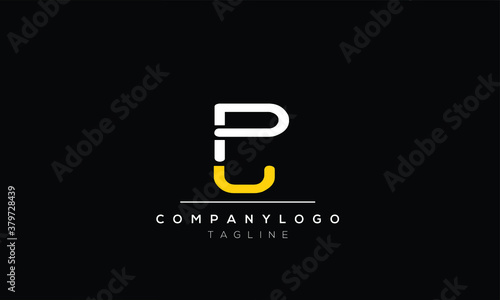 Alphabet letters Initials Monogram logo  LP,PL,L and P