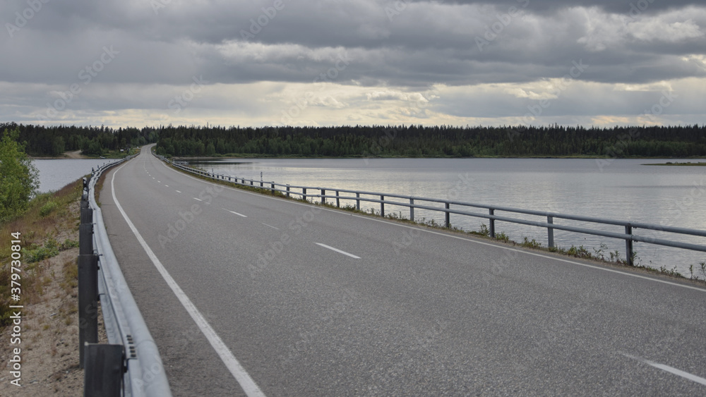 Road in Northern Finland