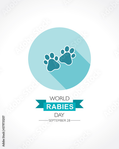 World Rabies Day concept observed on September 28th
