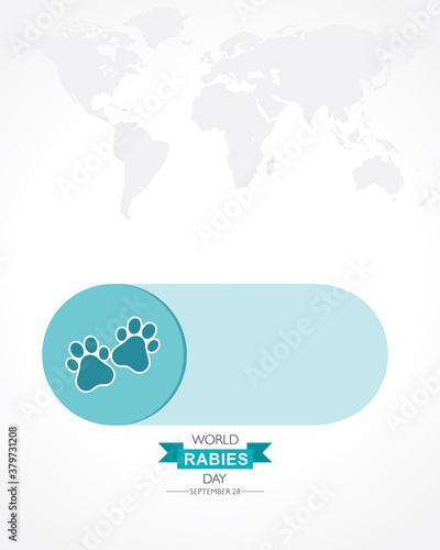 World Rabies Day concept observed on September 28th