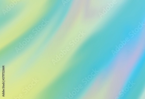 Light Blue, Green vector blurred and colored pattern.