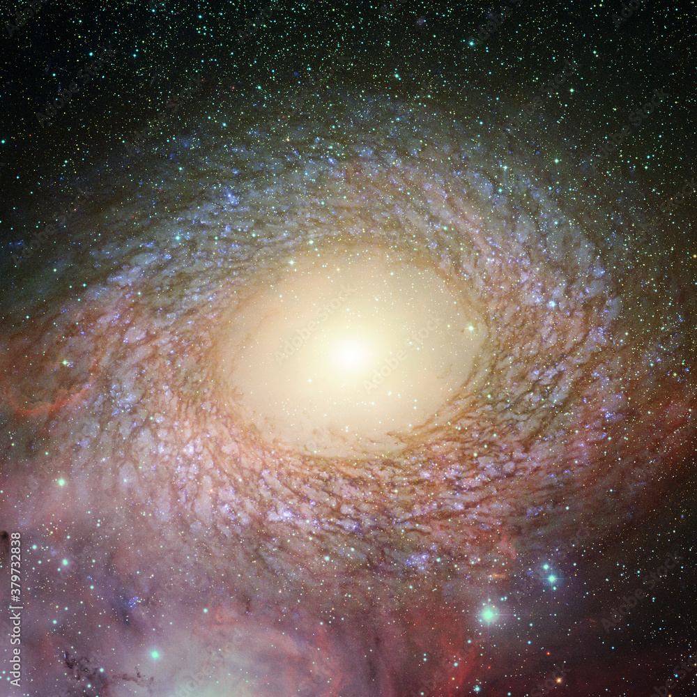 Fototapeta premium Science fiction space wallpaper. Elements of this image furnished by NASA