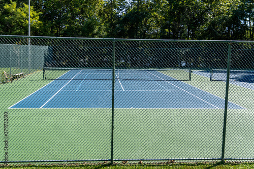 Wallpaper Mural tennis court in the field Torontodigital.ca