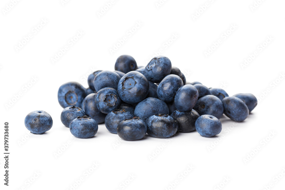 heap of blueberries isolated on white background heap of blueberries isolated on white background