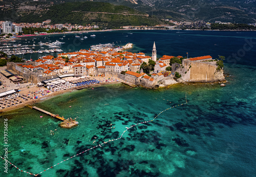 Aerial view on the old town...