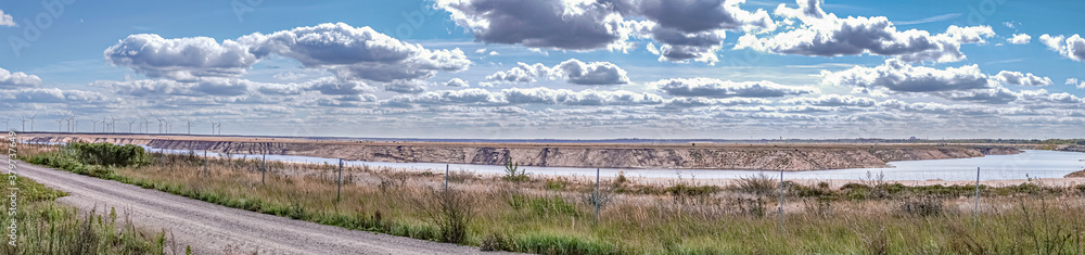 Panorama  zukünftiger  'Cottbuser Ostsee'