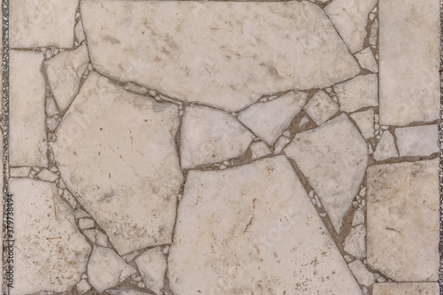 abstract background of a marble tiled floor texture close up