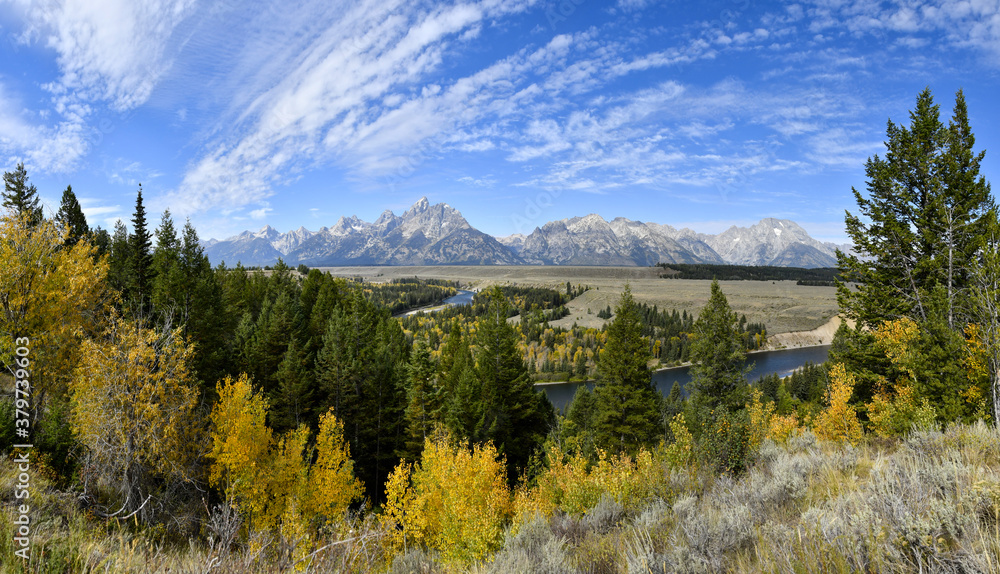 View of the Grand Tetons