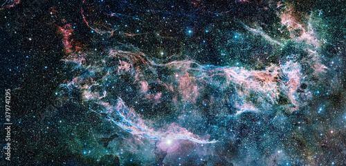 Starry deep outer space. Elements of this image furnished by NASA