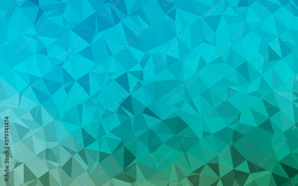 Light BLUE vector abstract polygonal layout. Triangular geometric sample with gradient. Completely new template for your business design. Light BLUE vector abstract polygonal layout. Triangular geometric sample with gradient. Completely new template for your business design.