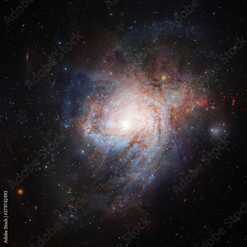 Galaxy cluster. Elements of this image furnished by NASA © Supernova