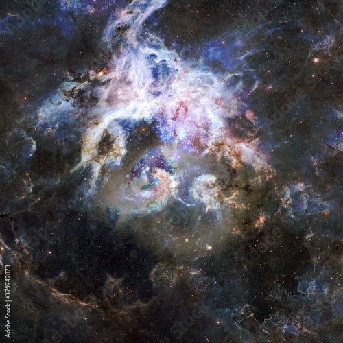 Fototapeta Naklejka Na Ścianę i Meble -  Nebula and stars in deep space. Elements of this image furnished by NASA