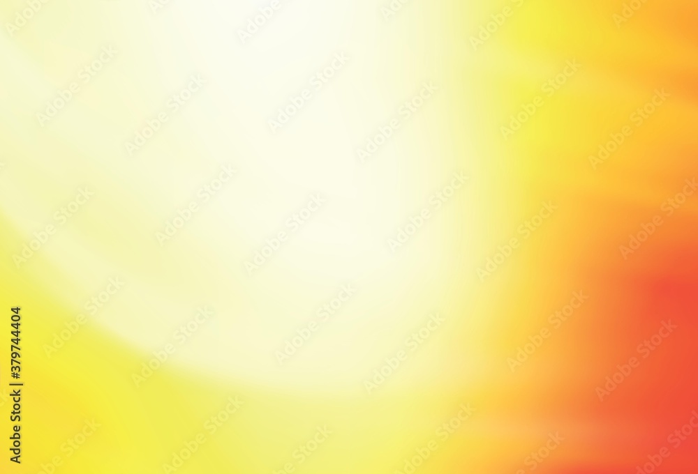 Obraz premium Light Red, Yellow vector blurred template.