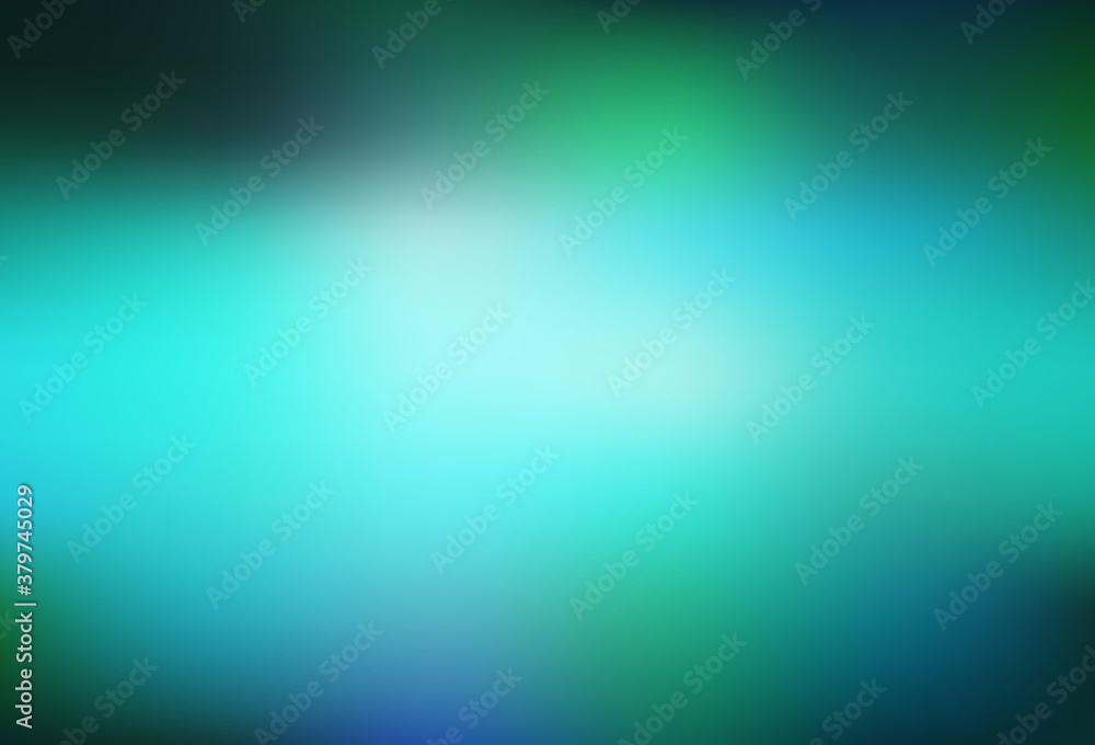 Light Green vector blurred bright template. Light Green vector blurred bright template.