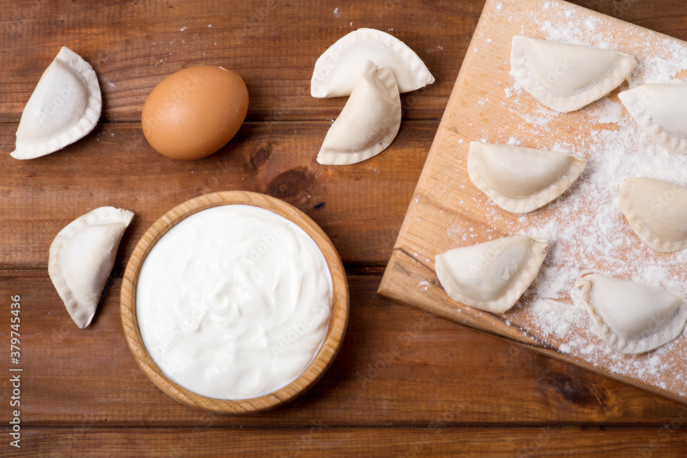 Vareniki or varenyky with potato Vareniki or varenyky with potato