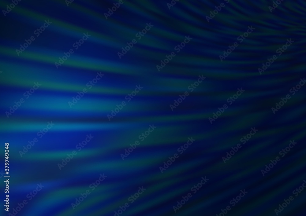 Fototapeta premium Dark BLUE vector abstract blurred background. An elegant bright illustration with gradient. Brand new design for your business.