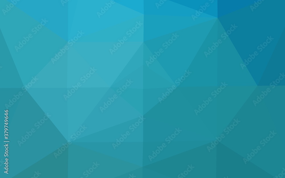 Obraz premium Light BLUE vector polygonal pattern. A sample with polygonal shapes. New texture for your design.