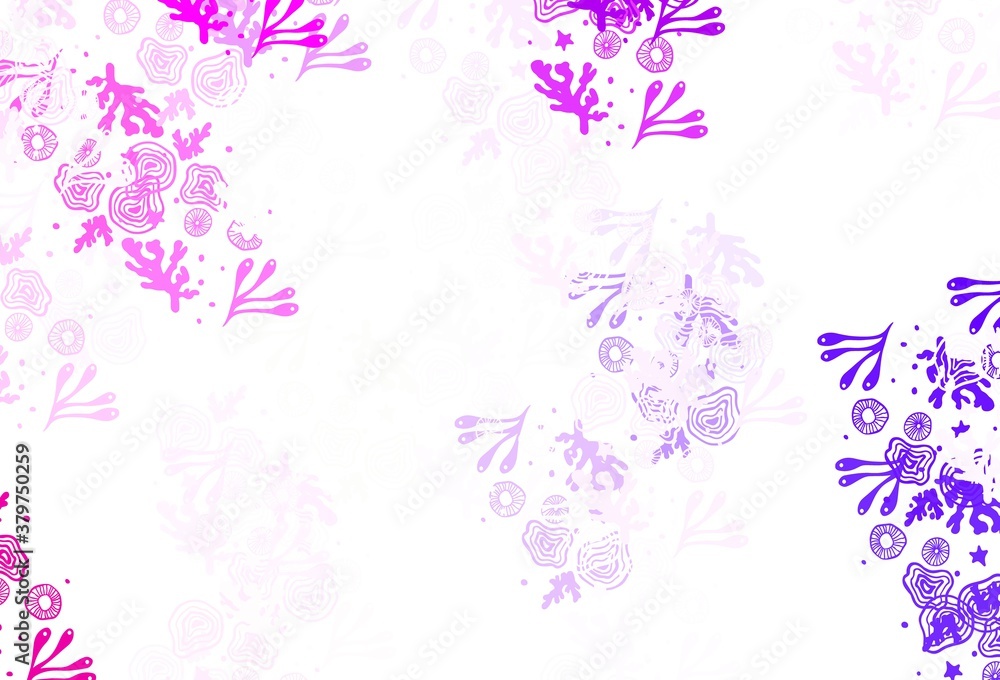 Light Pink vector texture with abstract forms. Light Pink vector texture with abstract forms.