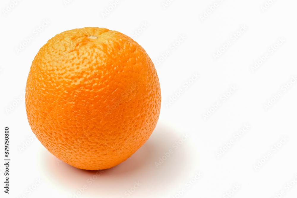 orange close-up on a white background. macro orange close-up on a white background. macro