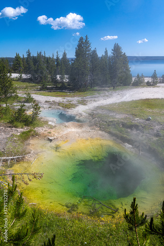 Blue Bell Pool, West Thumb Geyser Basin, Yellowstone National Park