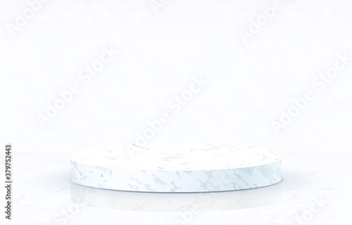 Scene presentation pedestal for business concepts, Podium object. Vector