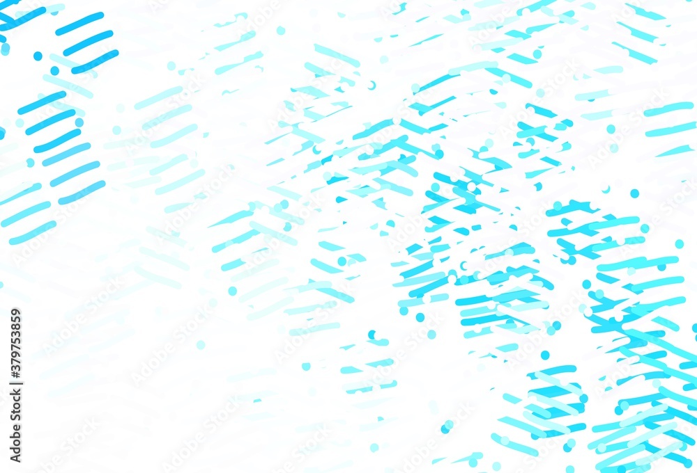 Obraz premium Light BLUE vector texture with colored lines.