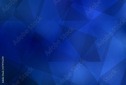 Light BLUE vector polygon abstract background.