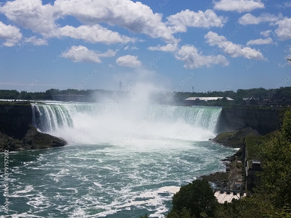 Niagara Falls taken from Canada - 2nd waterfall