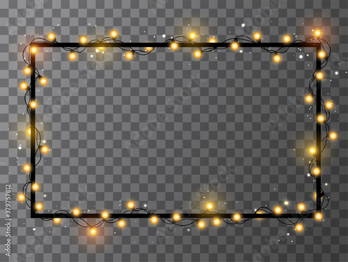 Christmas Lights Border