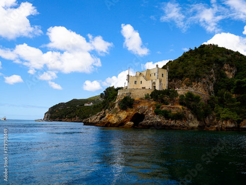 castle in the sea