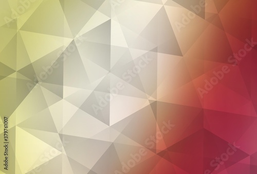 Dark Multicolor vector polygonal template.