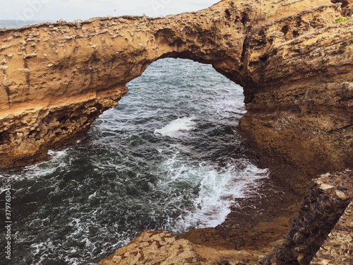 Mar con vista de piedra 